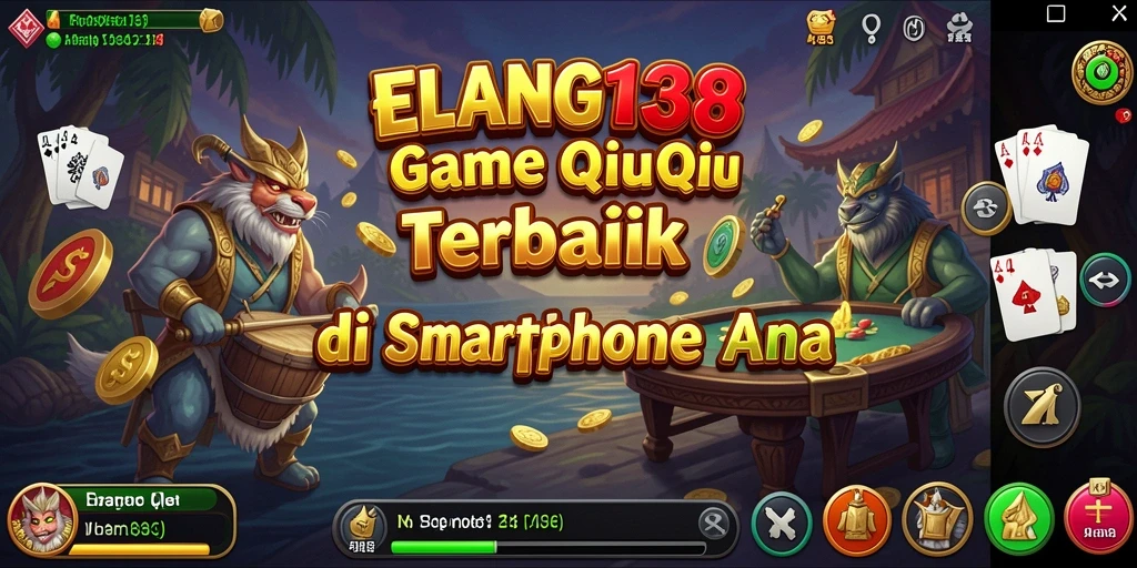 Screenshot gameplay ELANG138 menampilkan aksi seru QiuQiu.