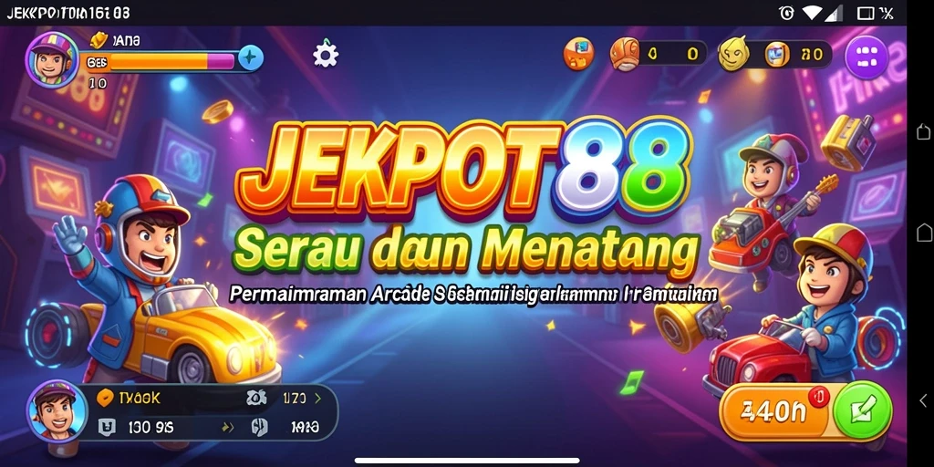 Tampilan gameplay seru dan menarik dari JEKPOT88.