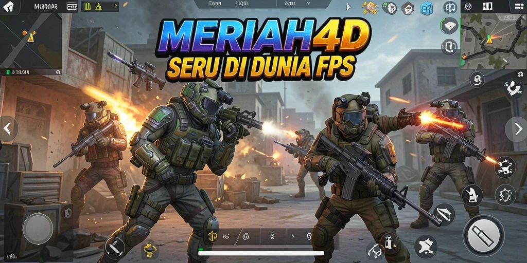 Menampilkan gameplay intens MERIAH4D dengan aksi tembak menembak yang mendebarkan.