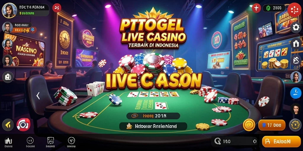 Gameplay Live Casino PTTOGEL yang seru dan interaktif.