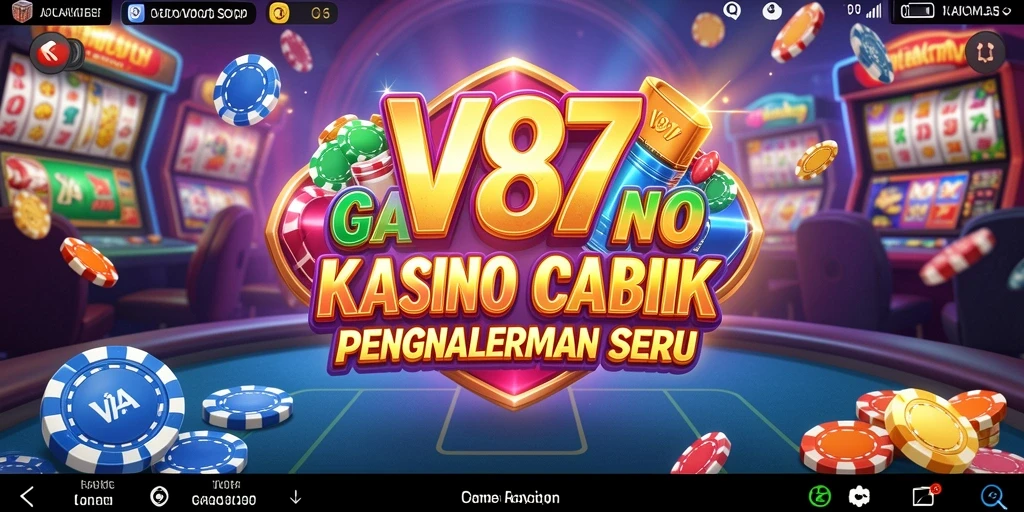 Tampilan menarik dari gameplay bermain Kasino di V87.
